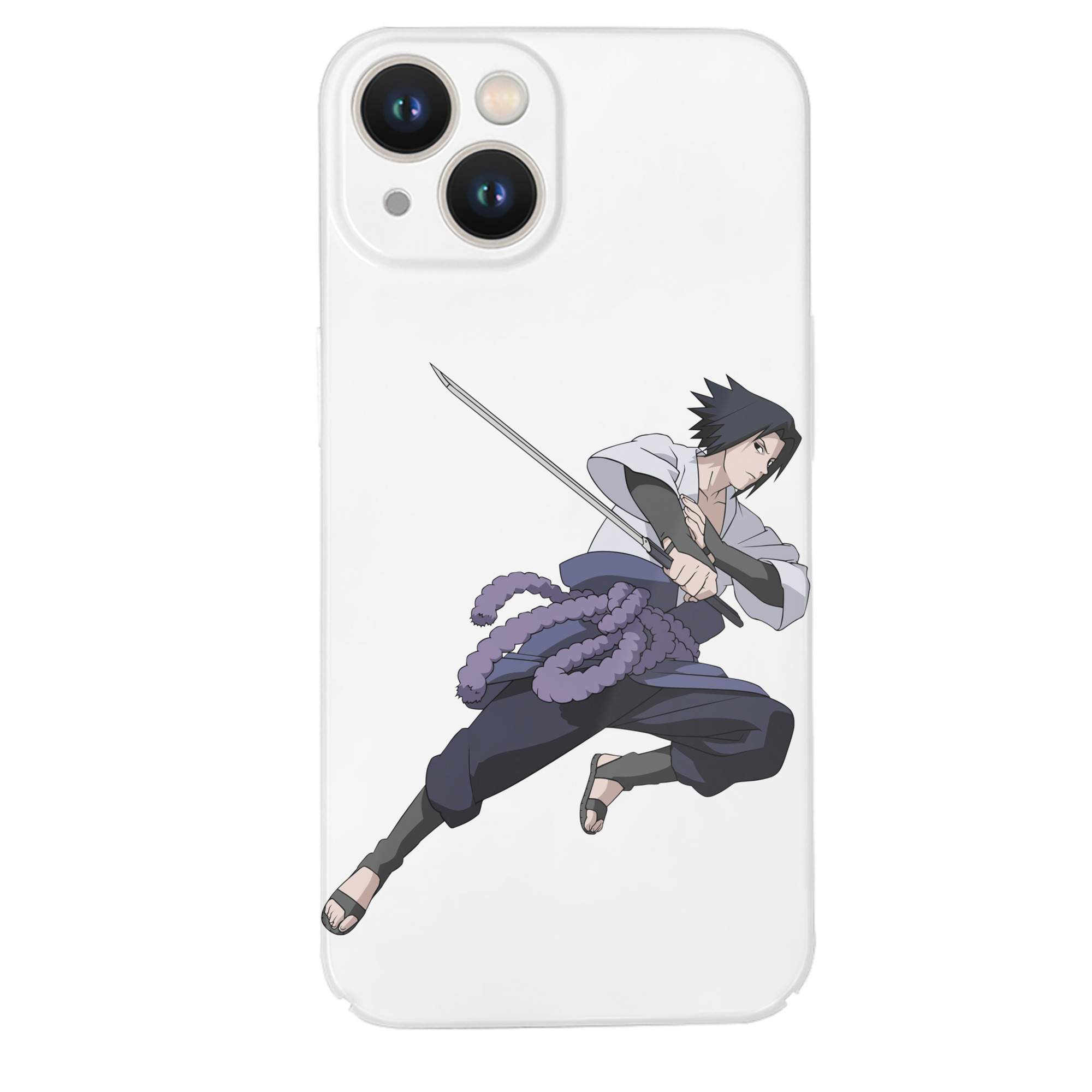（画像用） NARUTO -ナルト- うちは サスケ Uchiha Sasuke 【iPhone 14シリーズ対応】ハードケース